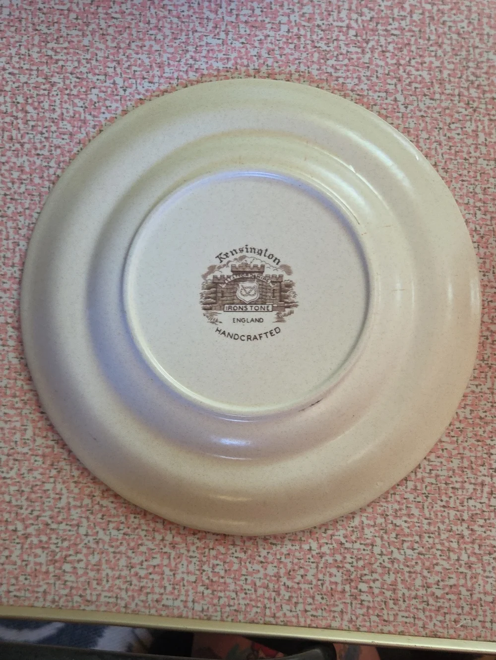 Vintage Kensington Staffordshire Ironstone Dinner Plate 